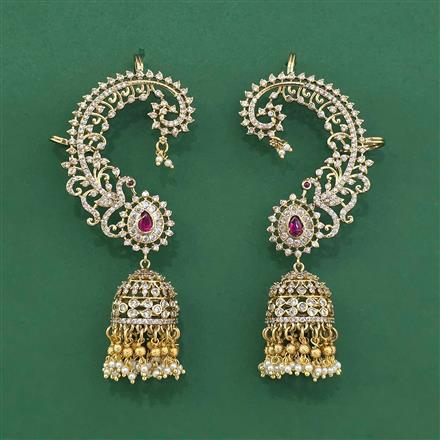 Antique Earcuff With Gold Plating