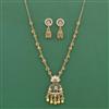 Antique Moti Pendant Set With Gold Plating