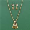 Antique Moti Pendant Set With Gold Plating