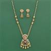 Antique Moti Pendant Set With Gold Plating