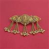 Antique Temple Hair Clip With Gold Plating
