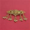 Antique Temple Hair Clip With Gold Plating