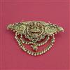 Antique Temple Hair Clip With Gold Plating