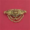 Antique Temple Hair Clip With Gold Plating