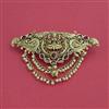 Antique Temple Hair Clip With Gold Plating