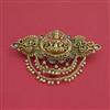 Antique Temple Hair Clip With Gold Plating