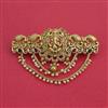 Antique Temple Hair Clip With Gold Plating