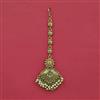 Antique Moti Tikka With Matte Gold Plating