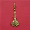 Antique Moti Tikka With Matte Gold Plating