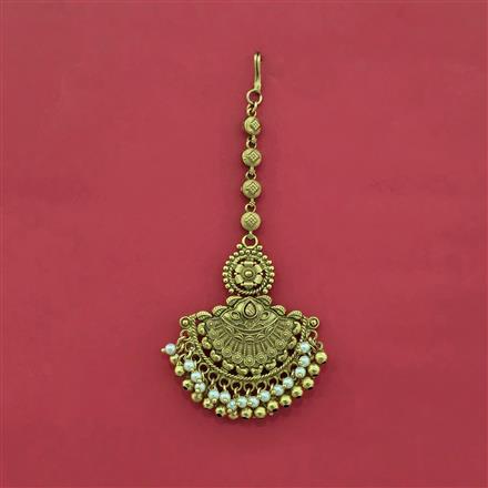 Antique Classic Tikka With Matte Gold Plating