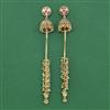 Antique Jhumki With Matte Gold Plating
