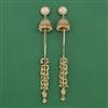 Antique Jhumki With Matte Gold Plating