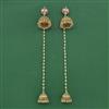 Antique Jhumki With Matte Gold Plating