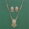 Antique Moti Pendant Set With Gold Plating