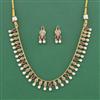 Antique Moti Necklace Set With Gold Plating