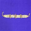 Antique Moti Bracelet With Carat Gold Plating