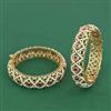 Antique Openable Bangles With Matte Gold Plating