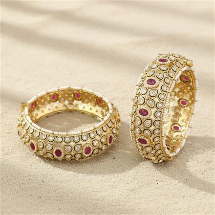 Antique Openable Bangles With Gold Plating