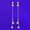 Antique Kashmiri Jhumki With Mehndi Plating