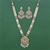 Antique Moti Pendant Set With Mehndi Plating