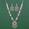 Antique Moti Pendant Set With Mehndi Plating