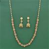 Antique Mala Necklace Set With Gold Plating