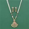 Antique Moti Pendant Set With Gold Plating