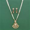 Antique Moti Pendant Set With Gold Plating
