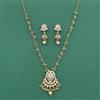 Antique Moti Pendant Set With Gold Plating