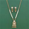 Antique Moti Pendant Set With Gold Plating