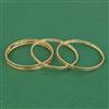 Antique Plain Gold Bangles With Gold Plating