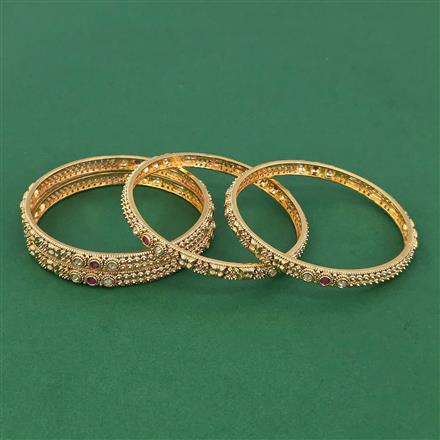 Antique Classic Bangles With Gold Plating