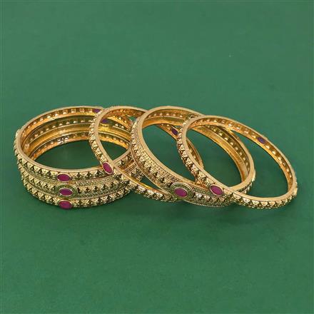 Antique Classic Bangles With Gold Plating