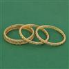 Antique Plain Gold Bangles With Gold Plating