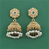 Antique Jhumki With Matte Gold Plating
