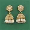 Antique Jhumki With Matte Gold Plating