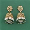 Antique Jhumki With Matte Gold Plating