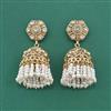 Antique Jhumki With Matte Gold Plating