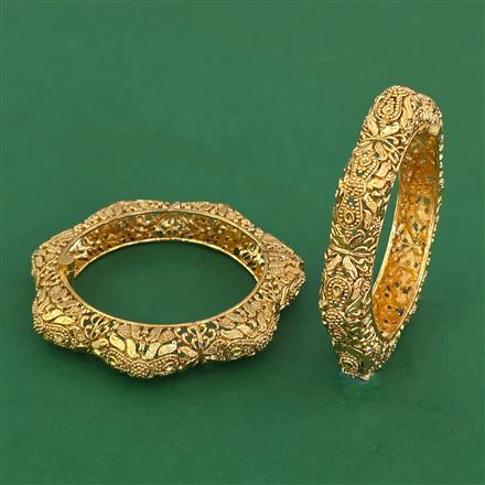 Antique Openable Bangles With Gold Plating