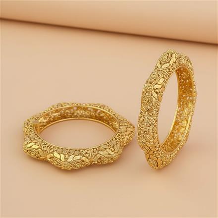 Antique Openable Bangles With Gold Plating