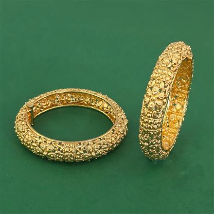 Antique Openable Bangles With Gold Plating