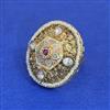 Antique Adjustable Ring with Gold Plating
