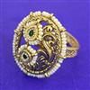 Antique Adjustable Ring With Gold Plating