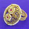 Antique Adjustable Ring With Gold Plating