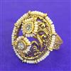Antique Adjustable Ring With Gold Plating