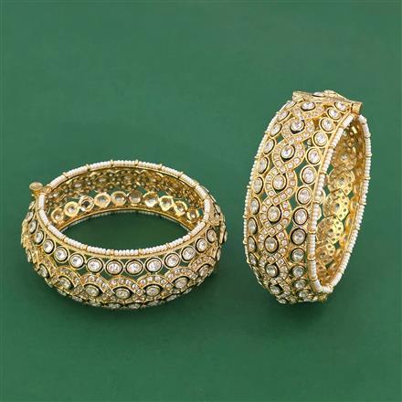 Antique Openable Bangles With Gold Plating