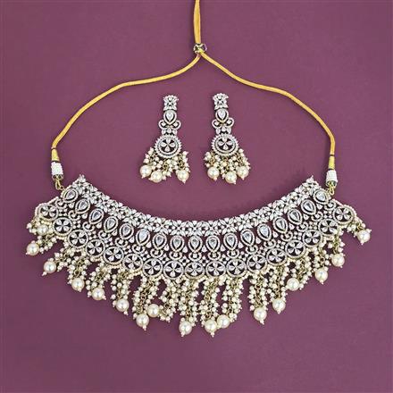 Antique Mukut With Mehndi Plating