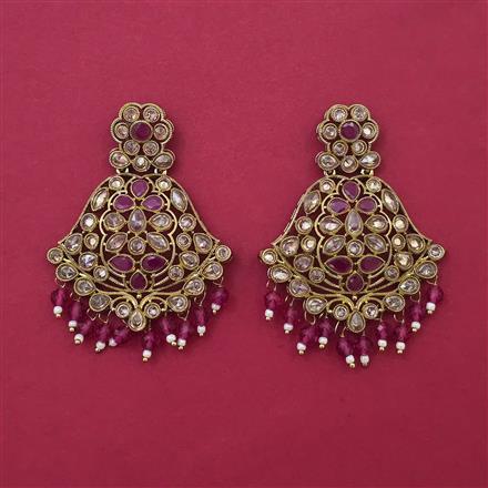 Antique Classic Earring With Mehndi Plating