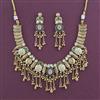 Antique Heritage Necklace With Matte Gold Plating