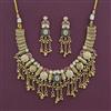 Antique Heritage Necklace With Matte Gold Plating